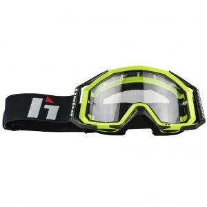 Hebo Masque Quantum II jaune avec verre transparent