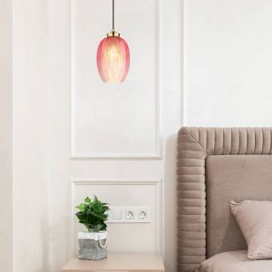 Globo Suspension lampe suspendue plafonnier lampe de salle à manger verre doré couleur faisceau noir