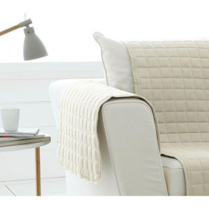 Lot de 2 accoudoirs matelass&eacute;s Becquet - Beige