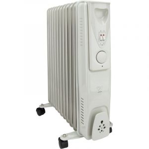 Voltman Radiateur mobile bain d'huile 2500W - Blanc