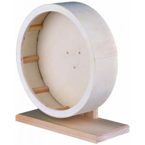 Trixie Roue d'exercice en bois pour rongeurs 22 cm