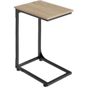 TecTake Table d&rsquo;appoint Erie 40x30x63cm - bois clair industriel