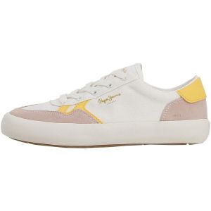 Pepe Jeans Pour femme. Travis Brit Leather Sneakers white