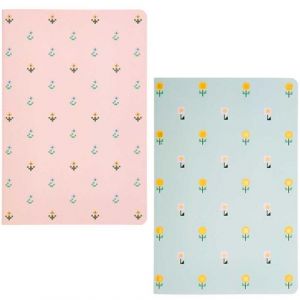 Lot de 2 carnet de notes A5 Pixels