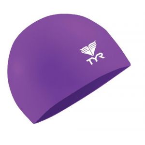 TYR Bonnet De Bain En Latex Solid One Size Purple