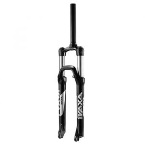 Zoom Fourche vtt 26 vaxa 28 pour disc reglable-blocable au guidon deb. 100mm pivot lisse 296mm 1''1-8-28 Noir