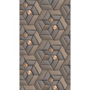 Panoramique vienna brun/or