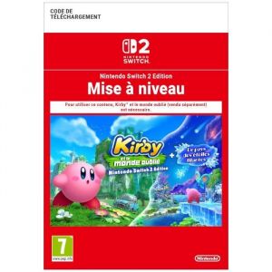 Nintendo DLC Mise à niveau Switch 2 Edition + Le Pays des Étoiles Filantes pour Kirby et le Monde Oublié • Code de téléchargement