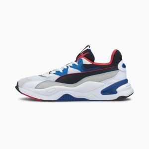 Puma Chaussure Basket RS-2K Internet Exploring, Blanc/Bleu, Taille 46, Chaussures