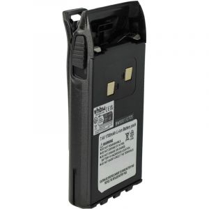 Vhbw Li-Ion batterie 1700mAh (7.4V) avec clip de ceinture pour radio talkie-walkie comme BLO-001, BLO-004, BLO-007