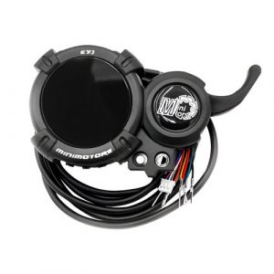 Écran Afficheur LCD EY3 Connecté pour Trottinette Dualtron Minimotors Noir