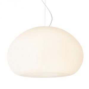 Muuto Fluid - Suspension en verre opale Ø42 cm