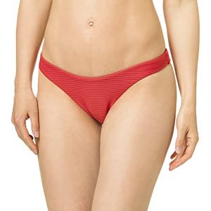 Seafolly Women's High Cut Pant - Bas de maillot taille 8, rouge/beige