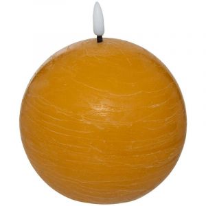Atmosphera Créateur d'intérieur - Bougie Boule à LED Molia 8cm Jaune