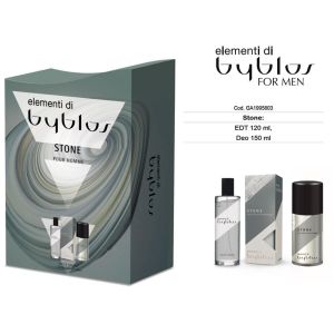 Byblos &Eacute;l&eacute;ments Stone : Edt120Ml + Deo 150Ml