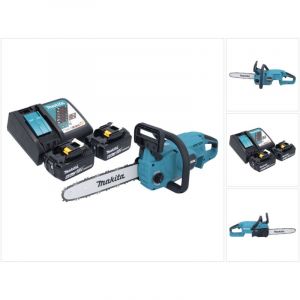 Makita DUC 307 RGX2 tronçonneuse sans fil 18 V 30 cm 7,7 m/s sans balais + 2x batterie 6,0 Ah + chargeur