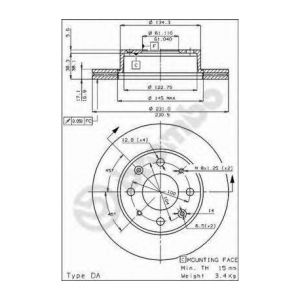 Image de Brembo 2 Disques de frein 09.3102.10