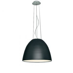 Artemide Suspension Nur LED / &Oslash; 55 cm gris/noir en m&eacute;tal