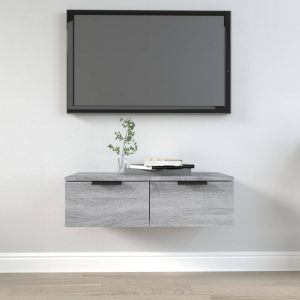 VidaXL Armoire murale Sonoma gris 68x30x20 cm Bois d'ingénierie 817094