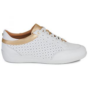 Geox Femme D Myria C Basket, White, 38 EU