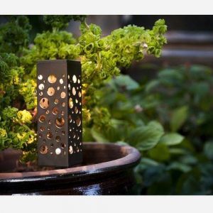 Image de Galix Lot de 4 Bornes solaires plastique