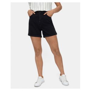 Image de Vero Moda Short en jean taille haute Noir - Taille 42