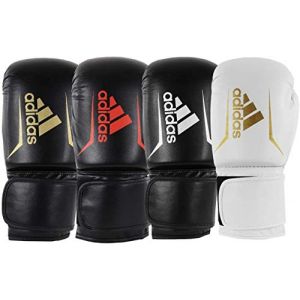 Adidas Gants de Boxe Unisexes Speed 50 - Noir/Blanc - 6 oz