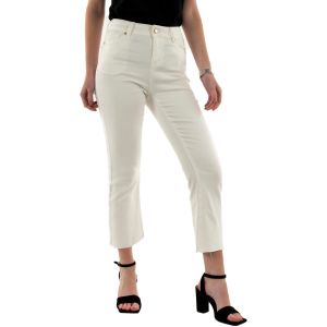 Morgan Pantalon droit 7/8ème ecru femme - Taille 38