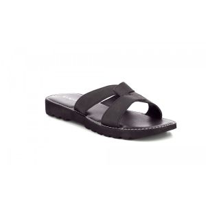 Kickers Mules Cuir Kick Spring Noir