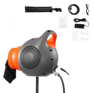 Machine &agrave; Mousse 120 W-Duoku-Canon &agrave; Mousse Portable avec Tr&eacute;pied-Appareil Compact et Puissant pour F&ecirc;tes, Jardin, Piscine
