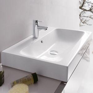 Image de Geberit Keramag iCon lavabo de comptoir avec trou pour robinet, 60x48,5cm blanc, 124560, Coloris: Blanc - 124560000