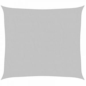 VidaXL Voile D'ombrage Gris Clair 3x2,5 M 100% Polyester Oxford