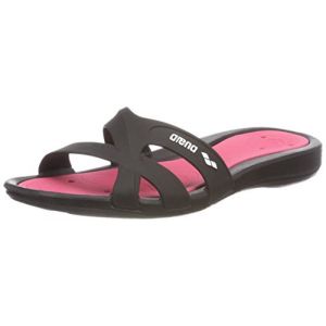 Image de Arena Athena Hook Chaussures de plage rose/noir Accessoires natation