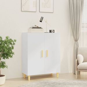 VidaXL Buffet Blanc 70x34x90 cm Bois d'ingénierie Blanc