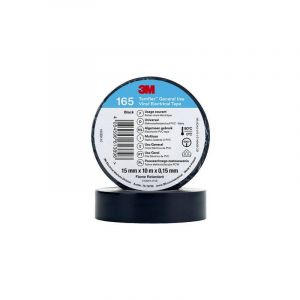 3M Temflex 165 165bk1e Ruban Isolant Temflex 165 Noir (L X L) 10 M X 15 Mm 1 Pc(S)