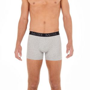 HOM Lot de 3 boxer noir en coton