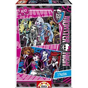 Educa Coffret 2 puzzles : Monster High 100 pi&egrave;ces