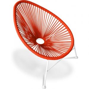 Privatefloor Chaise d'extérieur - Chaise de jardin d'extérieur - Acapulco Orange