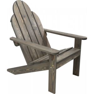 Wadiga Fauteuil de Jardin Lounge en Bois