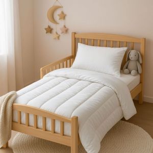 Terre de Nuit Pack enfant couette temp&eacute;r&eacute;e 80x120 et oreiller anti-acariens 40x60