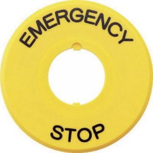 Idec Etiquette de repérage HAAV-27 EMERGENCY STOP 1 pc(s)