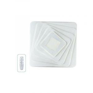 Optonica Led 120W rond ?500mm Sandy White - Blanc cct 3000-6000K