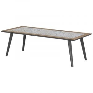 Hesperide Table de jardin fixe Lambada en acier - 8 Places