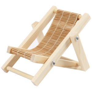 Creotime Transat miniature en bois - 9,5 x 7,5 cm - 1 pce