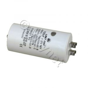 Condensateur permanent moteur à cosse 100 µF