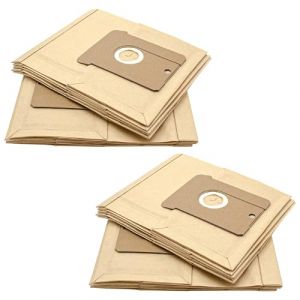 Vhbw 20x Sacs compatible avec AEG/Electrolux Vampyr 6600, 7000, 7001 aspirateur - papier, 22, 25cm x 20,5cm, couleur sable