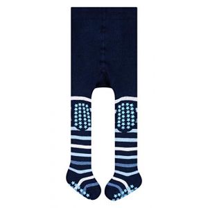 Falke Multi Stripe B TI Collants, Bleu (Marine 6120), 74-80 Mixte Enfant