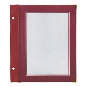 Image de Securit Lot de 5 Inserts Double-Face pour Protège-Menu A5 Gamme Wood (1 Insert = 2 Vues)