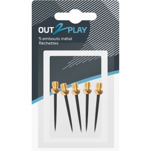 Embouts flechettes en métal Out2Play (x5)