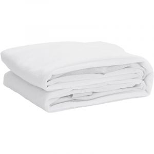 VidaXL Protège-Matelas Blanc 100x220 Cm Imperméable